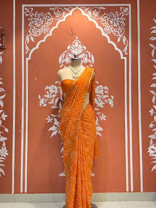 Bandhej Saree