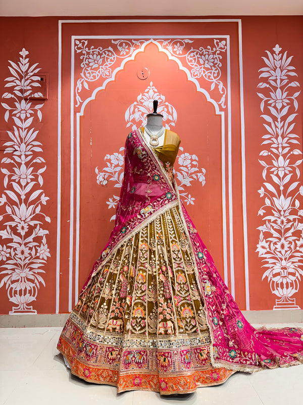Rajwadi Lehenga