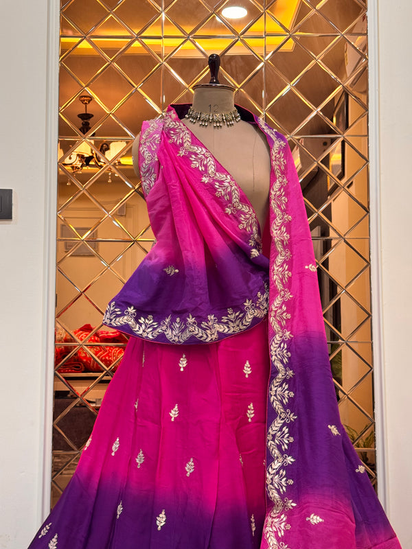 Pure Gota Patti Lehenga