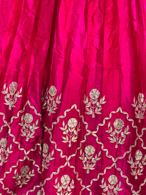 Pure Gajji Silk Lehenga