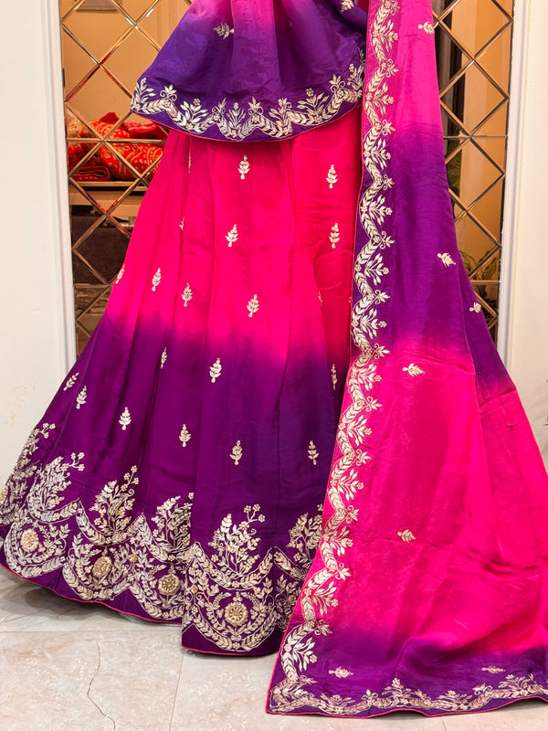 Pure Gota Patti Lehenga