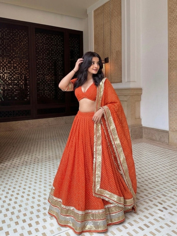 Leheriya Lehenga