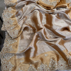 Kanjiwaram Gemstone Saree