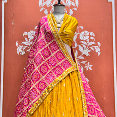 CHINON EMBROIDERY PEACOCK LEHENGA