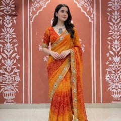 Royal Georgette Saree