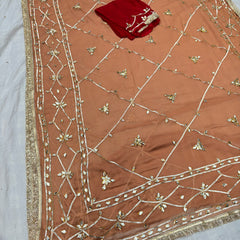 Gota Jal semi chiffon Saree