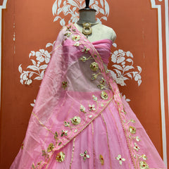 Pure Organza Lehenga Set
