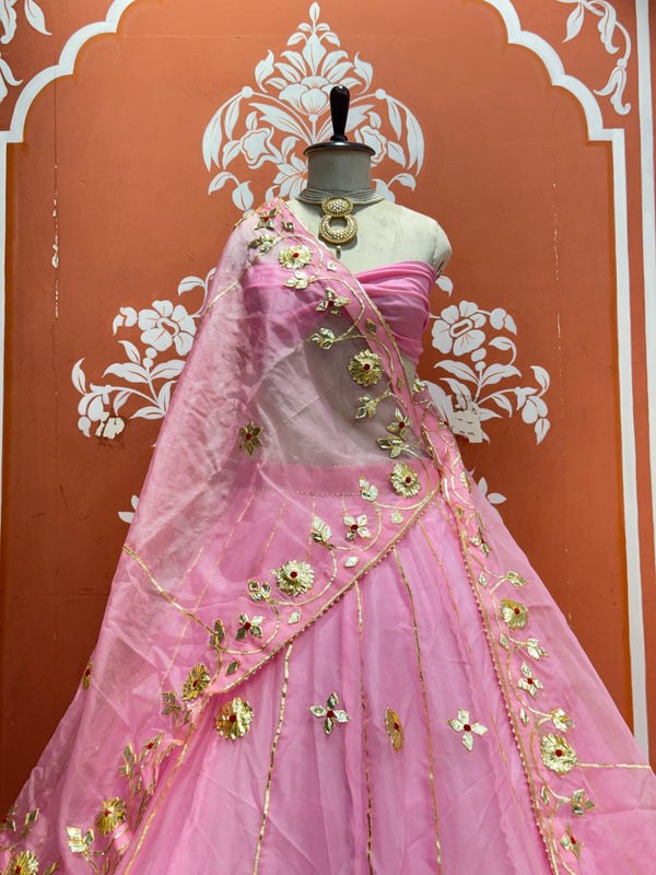 Pure Organza Lehenga Set