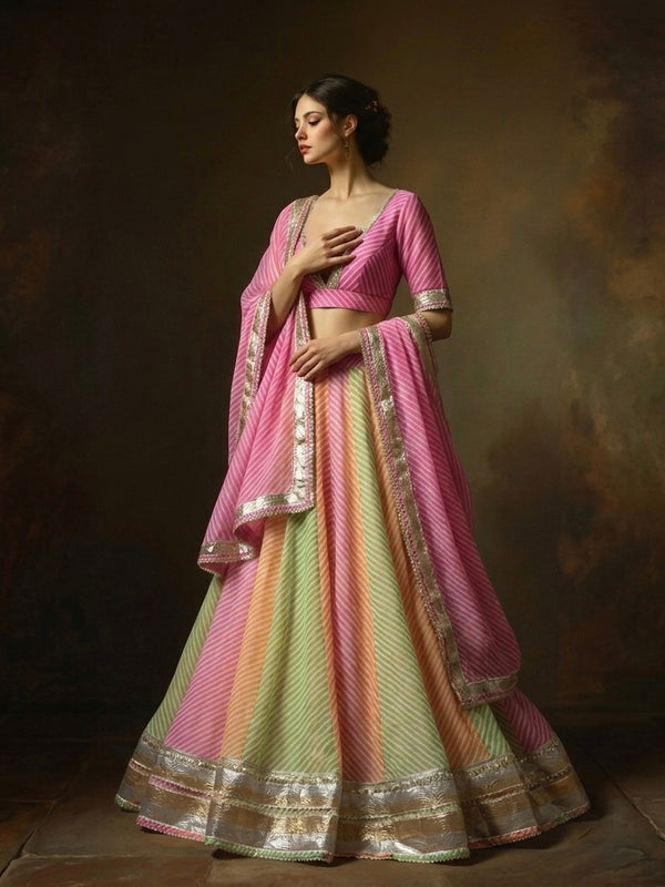 Leheriya Lehenga