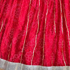 Karwachauth Bandhej Lehenga