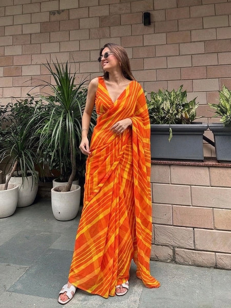 Leheriya Saree