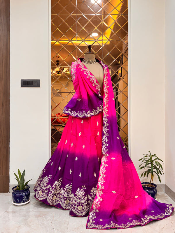 Pure Gota Patti Lehenga