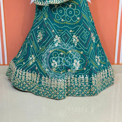 60GM GEORGETTE BANDHANI HANDWORK LEHENGA