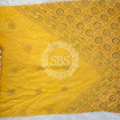 60GM GEORGETTE BHANDHANI GOTA PATTI LEHENGA