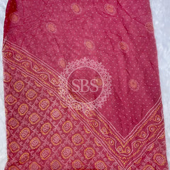 60GM GEORGETTE BHANDHANI GOTA PATTI LEHENGA