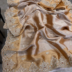 Kanjiwaram Gemstone Saree