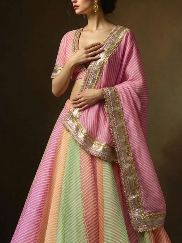 Leheriya Lehenga