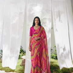Leheriya Saree