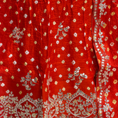Modal Gajji Bandhej Lehenga