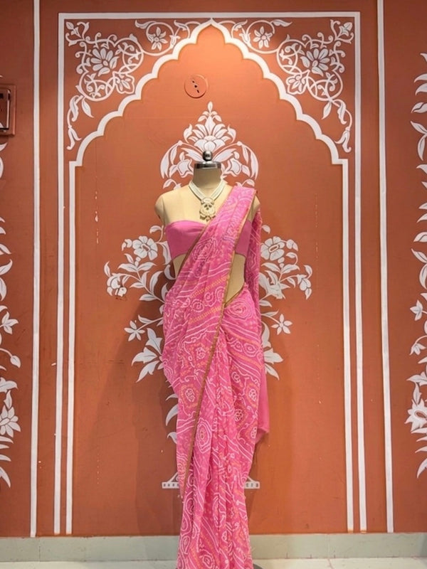 Bandhej Saree