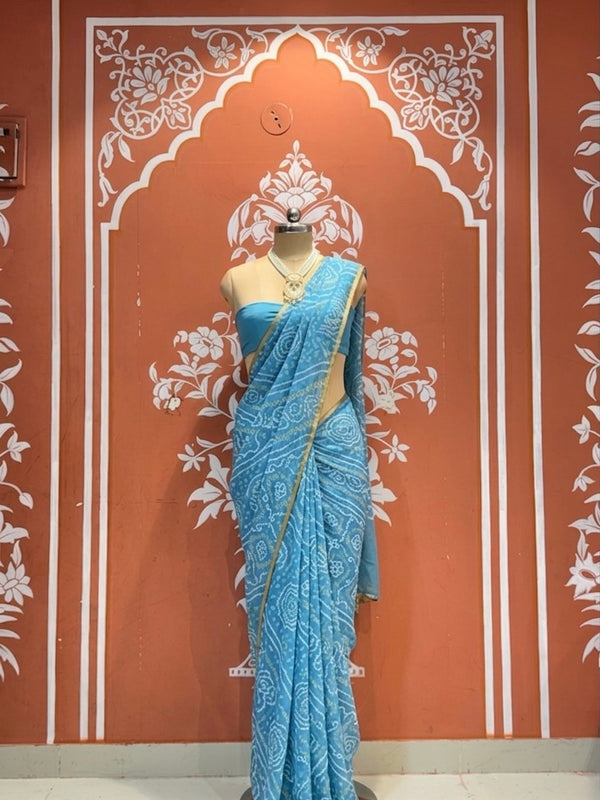 Bandhej Saree