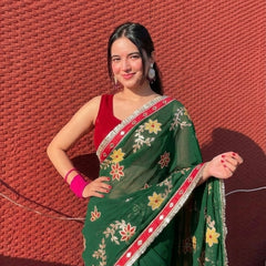 Flower Saree
