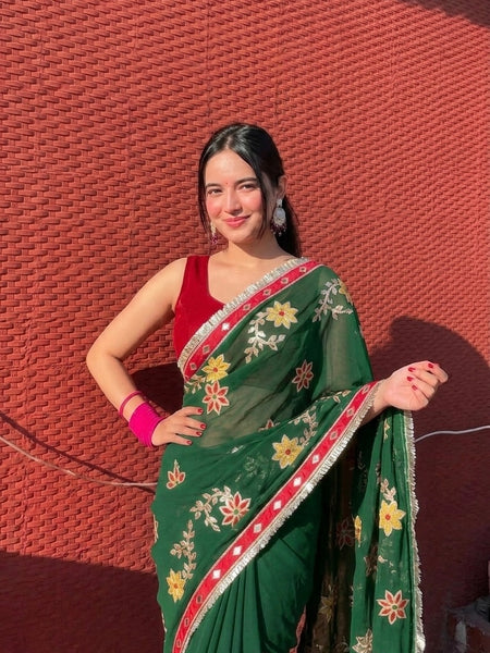 Flower Saree