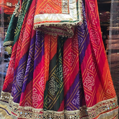 Bandhej Lehenga