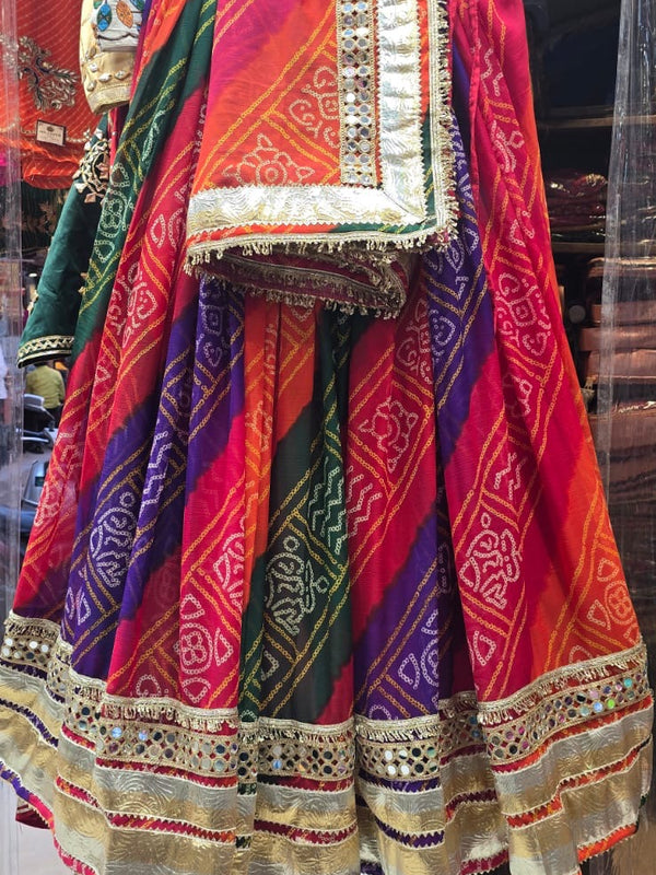 Bandhej Lehenga