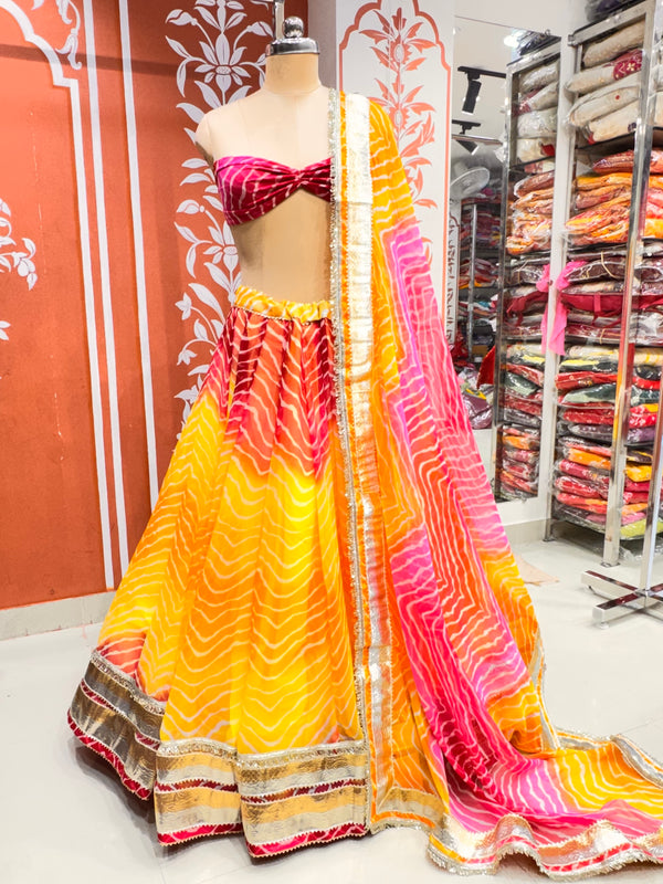 Leheriya Lehenga