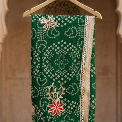 60gm Georgette Gota Saree