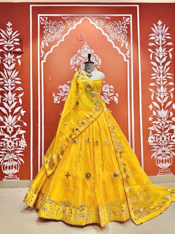 Pure Organza Lehenga Set