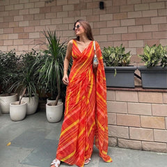 Leheriya Saree