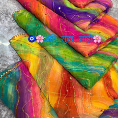 Leheriya Saree