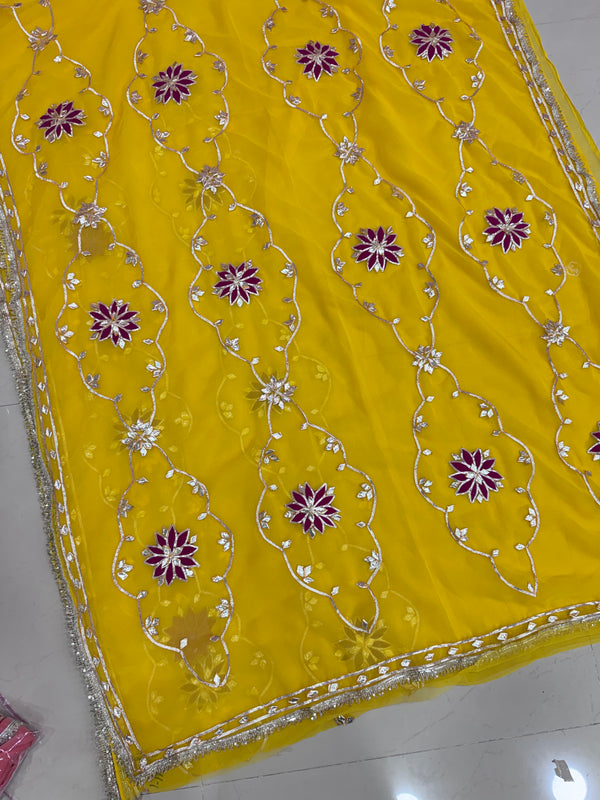 Kacha Gota Saree