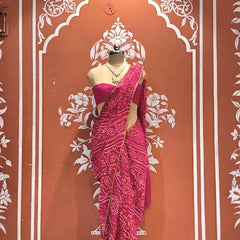 Bandhej Saree
