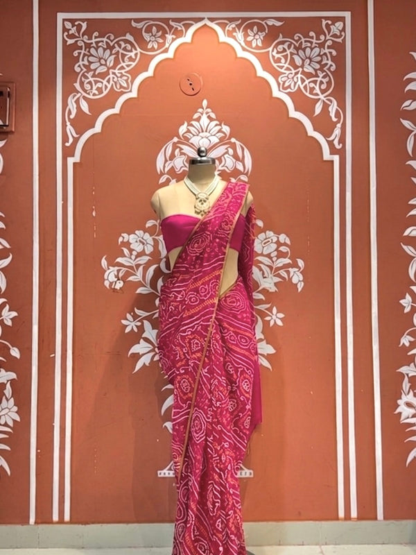 Bandhej Saree
