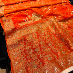Pure Khaddi Georgette Saree