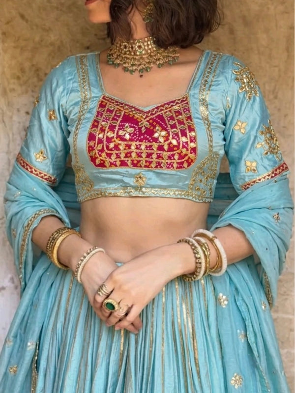 Aangi Gazi Silk Blouse