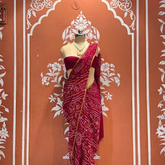 Bandhej Saree