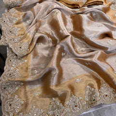 Kanjiwaram Gemstone Saree