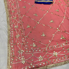 Gota Jal semi chiffon Saree