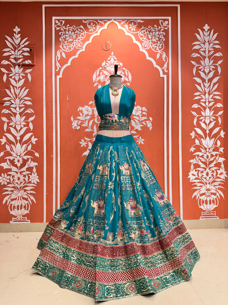Rajwadi Lehenga