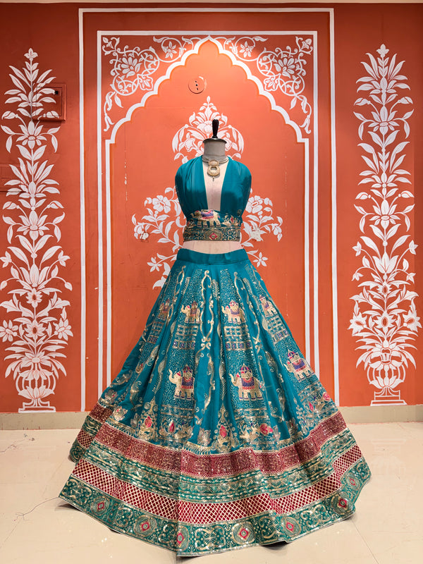 Rajwadi Lehenga