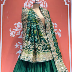 Pure Gajji Silk Lehenga