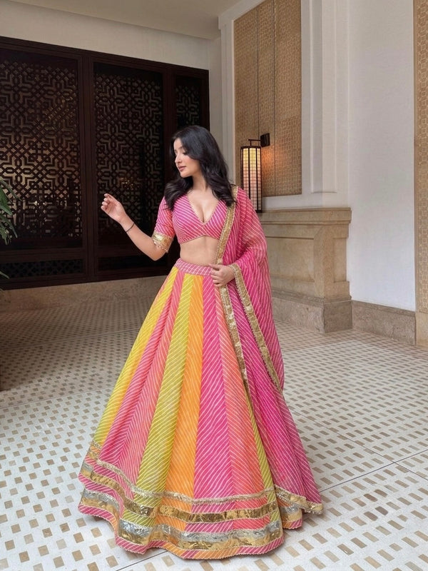 Leheriya Lehenga