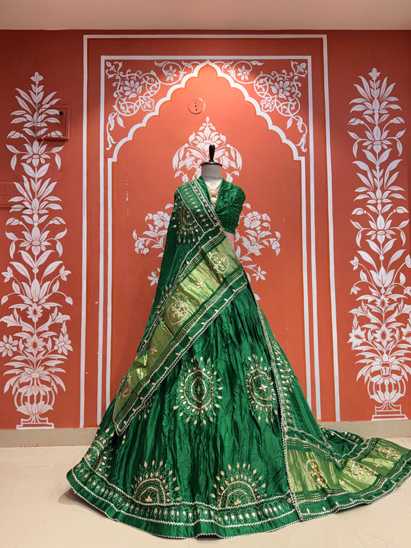 Gajji Silk Lehenga