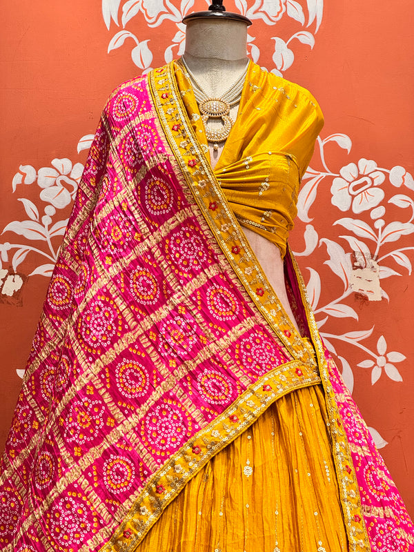 CHINON EMBROIDERY PEACOCK LEHENGA