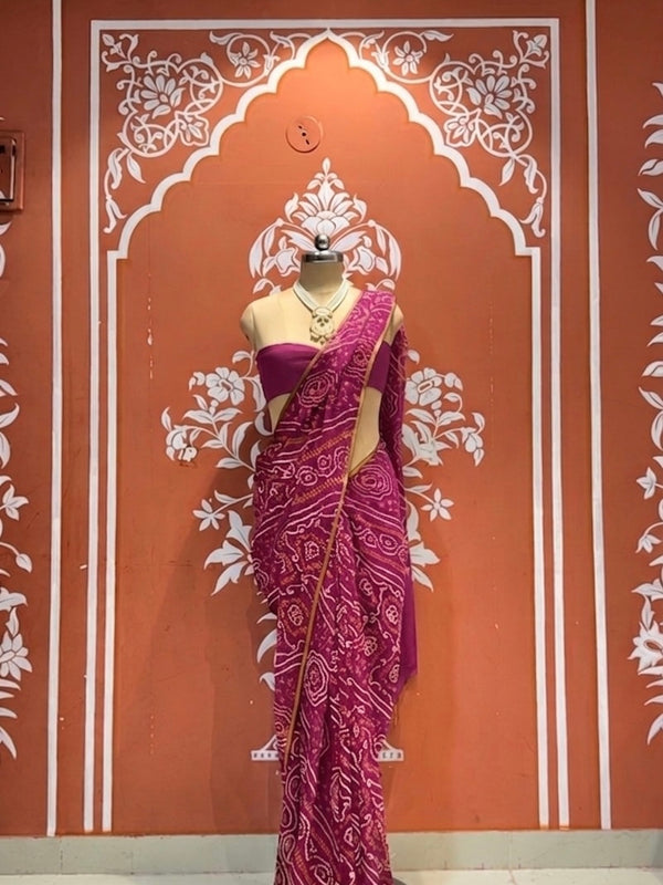 Bandhej Saree