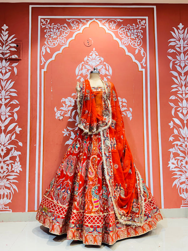 Rajwadi Lehenga